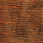 Island Batik - 711609016- 6/741. Een bijzonder mooi design in warm oranje en taupebruin.