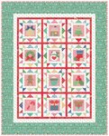 20 templates voor de quilt Cozy Christmas van Lori Holt Dit is incl. het patroon