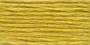 Venus Borduurgaren Nr 2625 is DMC 833 en 6-draads borduurgaren 8 meter per streng 100% gemerceriseerde, Egyprische katoen