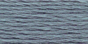 Venus Borduurgaren #25 - Nr 2463 is DMC 931 en 6-draads borduurgaren 8 meter per streng 