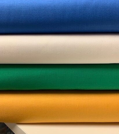  Effen - wit-groen-oker-kobalt 4 FQ&#039;s is 50 x 55 cm van het merk Paintbrush