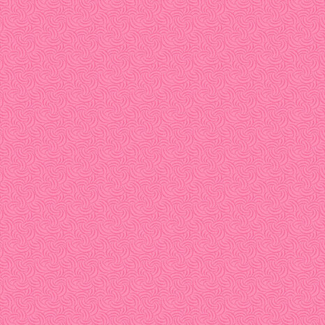 Andover - 8414 E Over the rainbow Pink met een klein  motiefje van Makower/Andover Fabrics.