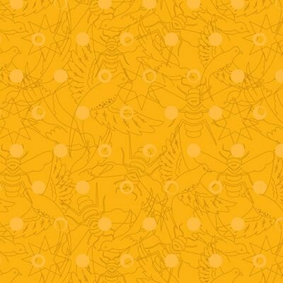 Andover - Sun Prints - Link -  kleur Citrus - by Alison Glass - 8484 Y 