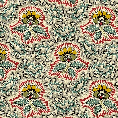 Maling Road - Canterbury Flower- 8718BR - Blue - Di Ford. een prachtige serie van de Australische Di Ford-Hall.
