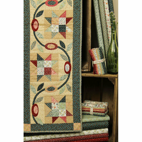  EQP - New Vintage - QuiltStarflower 115 cm x 33 cm