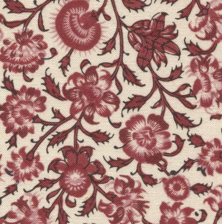 China Red - DHER1018-CHINESE RED -  Deze prachtige grote bloem is een stof uit de collectie China Red 