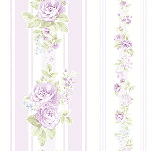 EEN HALVE METER Garden Rose Collection - 585-LAVENDER - TF-GRC-585-C - Treasures by Shabby Chic&reg; 