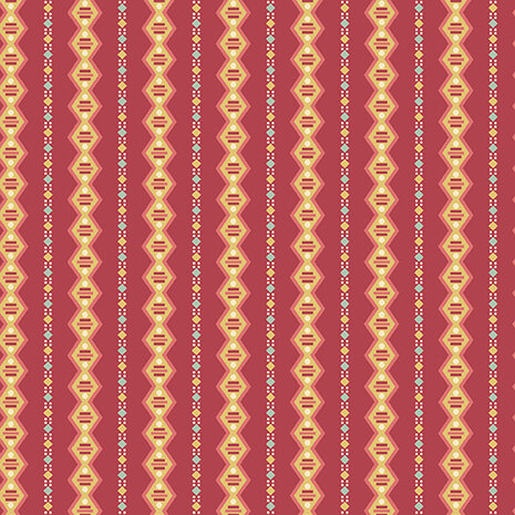 Cloverdale House - Di Ford - Andover Fabrics - 7968-YR  -  by Andover/Makower Fabrics 
