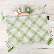 Grote projectbag 11 inch x 16 inch kleur groen 