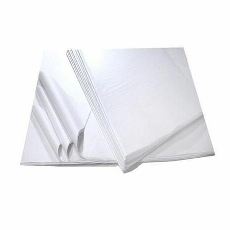 10 vellen zuur en chloorvrij zijdevloe papier 75 x 50 cm
