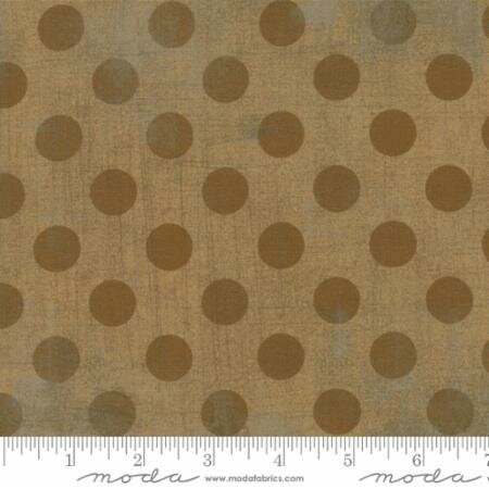 Moda - Grunge - Hits the spot - 44 Kraft beige met donkerdere &nbsp;stip