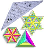Creative Grids - Liniaal - 120 Degree Triangle Ruler -CG-120-TRIANGLE.