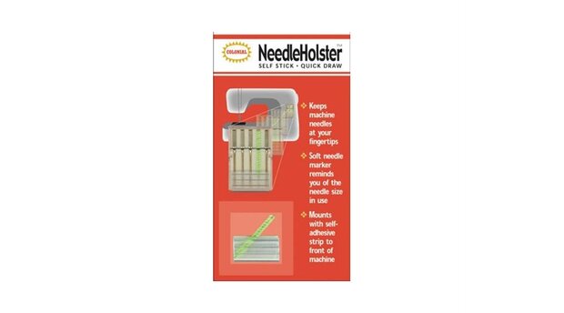 Needle Holster 5 naalden - doosje op je machine plakken