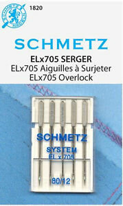 Schmetz - Overlock Serger Elx705 80/12