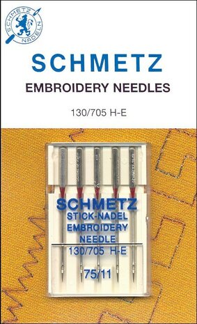 Schmetz - Borduur Embroidery - 130/705 H-E - 75/11