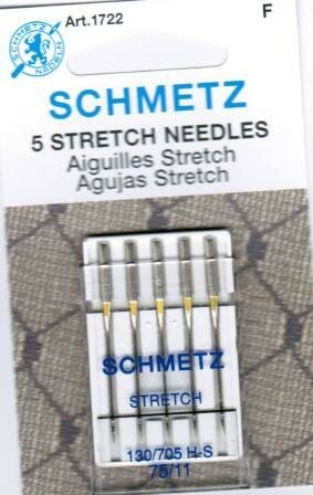 Schmetz - Stretch Nadel - 130/705 H-S - SCH-STR-130-705HS.&nbsp; 75/11 -&nbsp;&nbsp;Stretch naalden 
