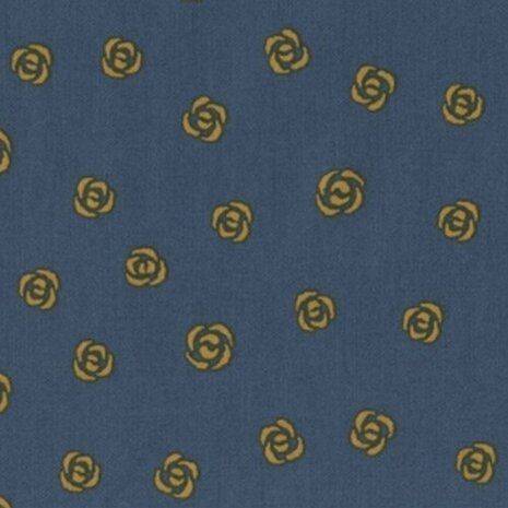 Halve meter Stella 474 blue - 100% cotton en 110 cm breed.