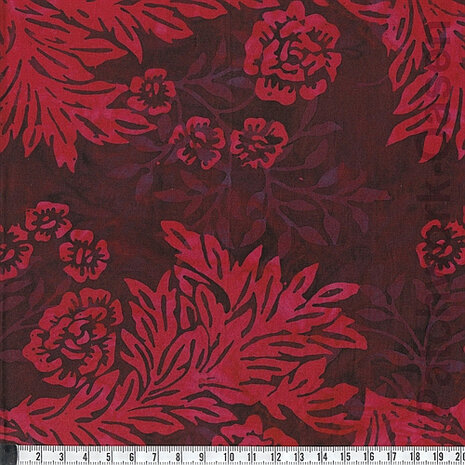 Hoffman Batik 3348- 404  prachtige rode  tinten 