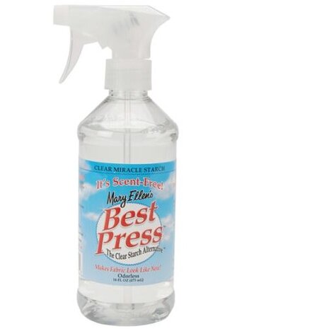 Best Press (Scent Free) Spray Starch -  Mary Ellen&#039;s - Clear Starch Alternative 16.9 fl. oz  (473ml) . -  Dit i