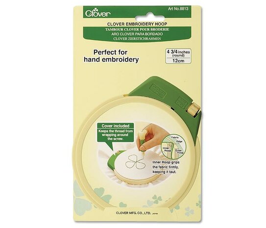 Clover - Embroidery Hoop 12cm - CL-EMH-8813 - van Clover Japan.