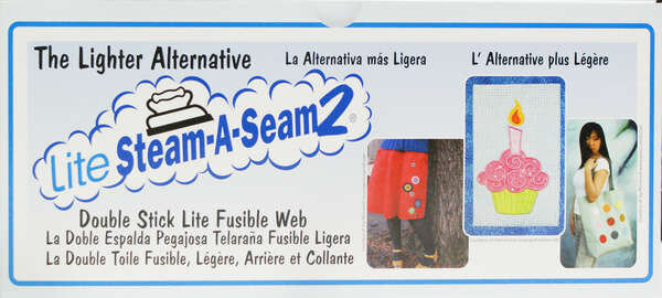 LITE Steam-A-Seam 2 - Double Stick LITE Fusible Web. 12 inch breed Plakt aan beide kanten zeer 