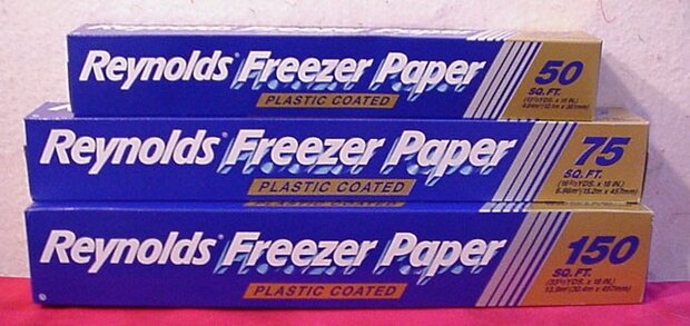Reynolds Freezer Paper. Goed voor Appliqu&eacute;.per meter. Dit is extra breed Freezer 18 inches - 45 mcm breed