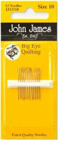 John James - Big Eye Quilting Size 10 - JJ12510&nbsp; Verpakt per 12 stuks