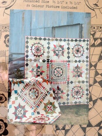 Quiltpatroon - Tessellate 195 cm x 195 cm