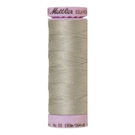 Mettler - 50 - silk finish kleur - 0412 op de spoel 150 meter.lichtgrijs 100% katoen