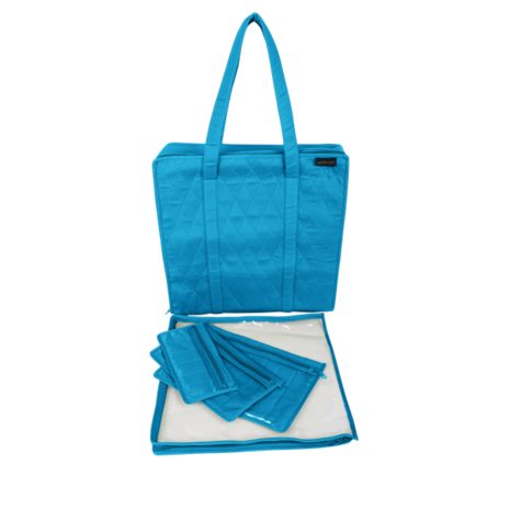 Organiser -Yazzii - Blauw&nbsp; - MAXIE Yazzii 3 pc bag.