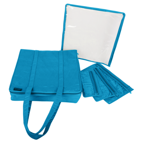 Organiser -Yazzii - Blauw&nbsp; - MAXIE Yazzii 3 pc bag.