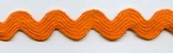 Jumbo Zig-Zag Ribbon - 100% Cotton oranje  2 cm breed