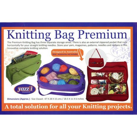 Yazzii knitting bag premium 