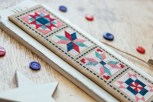 Borduurpatroon Lori Holt Stitchy Stars