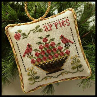 Borduurpatroon Little House Needleworks Sweet apples