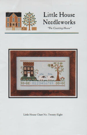 Borduurpatroon Little House Needleworks the counting house