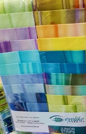 Batik 20 strips nr.2 2,5 x 43/44 inch