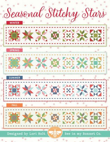 Seasonal Stitch Stars quilt patroon Lori Holt