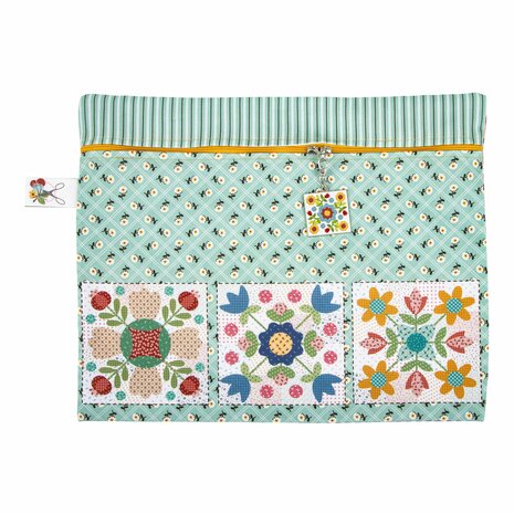 Panel project bags  Lori Holt Calico canvas katoen maak 8 Project bags