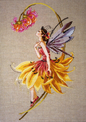 Materialen pakket voor het patroon The petal Fairy Nora Corbett Mirabilia MD82 