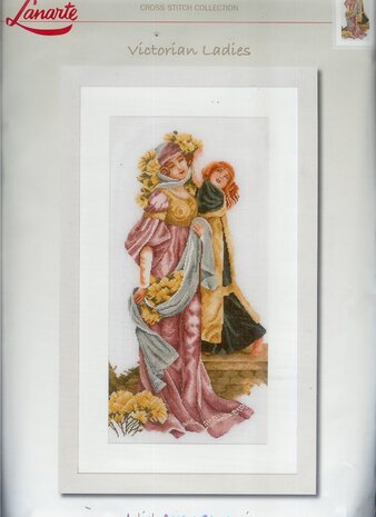 Compleet pakket Victorian ladies van Lanarte 31 cm x 65 cm 
