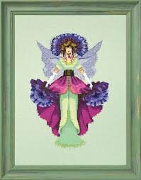 Patroon Mirabilia February Amethyst Fairy van Nora Corbett