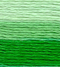 Venus Borduurgaren ombr&eacute; #25 - Nr 11 is 6-draads verloop borduurgaren 