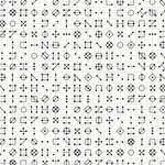 Declassified - by Giucy Giuce - 9246L Mooie collectie moderne quiltstoffen deze is zwart wit met een grafisch design.