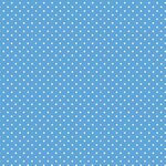 Andover - 830- B64 - Stof met stippen Kleine witte stipjes op een blauwe ondergrond.