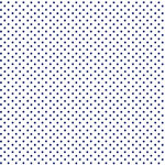 Andover - 830-WB9 - Stof met stippen - wit - donkerblauw 