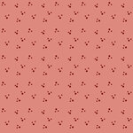 EQP - Contemporary - Paw prints - Coral pink 100% katoen en 110 cm breed.