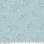  Jane Austen - At Home - C10017 Julia Lichtblauwe ondergrond met bloemen.