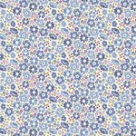 Tilda - Woodland - Clara Blue- 100285  110 cm breed en 100% katoen