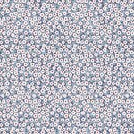 Tilda - Woodland - Carol Blue- 100281 en  110 cm breed en 100% katoen